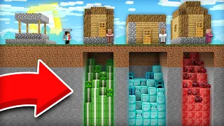 ВОТ ЧТО ЭТИ ЖИТЕЛИ ПРЯЧУТ ПОД СВОИМИ ДОМАМИ В МАЙНКРАФТ | Компот Minecraft