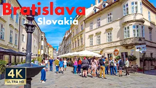 Bratislava Slovakia 🇸🇰 4K Old Town Walking Tour 2022