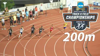 Thrilling Battle: Men's NCAA Outdoor Track & Field Championships 2023 Semifinal 200m Race