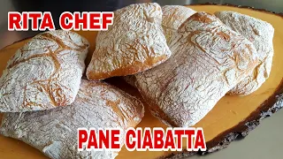 ⭐ITALIAN BREAD by RITA CHEF - Homemade Ciabatta bread.