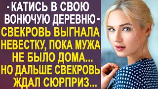 "Катись в свою деревню" - свекровь выгнала невестку, пока её мужа не было дома. А когда он вернулся…