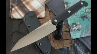 Полевой кухонный нож CJRB Silax J1921B-BK
