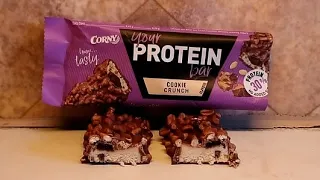 #Taste-Test- Corny Your Protein Bar 🍫🍪 Cookie Crunch 🍪🍫