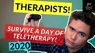 7 DO'S AND DONT'S OF TELETHERAPY - THERAPIST TIPS for telehealth, telemedicine, telepsychiatry