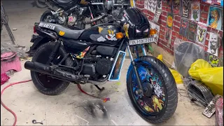 Hero Splendor Pro Disk install 🔥 | 2024 Letest Wheel Modification 🥵 | Modified Splendor black