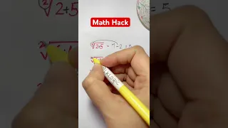 Square Root Math Hack