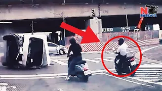 20 Dangerous moments accidents caught on CCTV camera unbelievable | N Moments