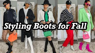 👢HOW TO STYLE BOOTS FOR FALL 2022 | Fall Shoe Trends | Zara, Mango, Asos, etc. | Crystal Momon