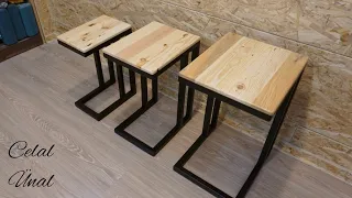 Making a side table from pallets / Diy side table / Pallet diy projects