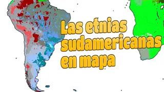 El mapa étnico de Sudamérica | y sus detalles