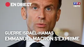 Guerre Israël-Hamas : suivez l'allocution d'Emmanuel Macron 🔴 EN DIRECT