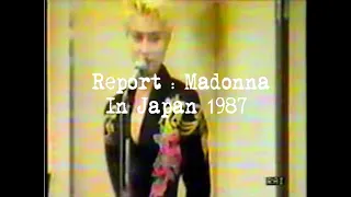 Madonna Who's That Girl Tour Launches In Japan - Italian TV