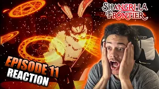 DIVINE CRAFTSMAN Shangri-La Frontier Episode 11 REACTION!!