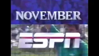 1992 ESPN November PROMO & COMMERCIALS Part 1