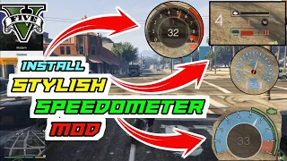 How To Install NFS Gauge Speedometer Mod In GTA 5  | Cool speedometer mod | Hindi