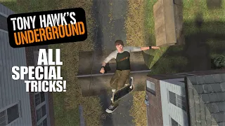 Tony Hawk’s Underground: ALL SPECIAL TRICKS!