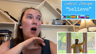 Gabriel Henrique | “Believe” [Reaction] | CC & Translations Available