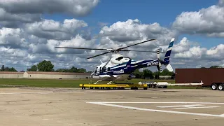 Bell 430 Engine Startup, Ground Run & Takeoff