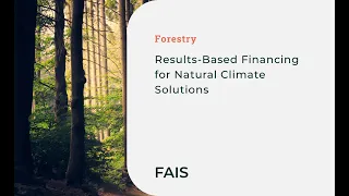 Results Based Financing for Natural Climate Solutions