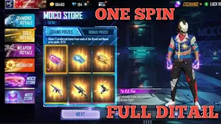 Fire New Moco Store Event Me Kitna Diamond Lagega || Moco Store Event One Spin Free Fire