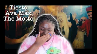 TIËSTO, AVA MAX- THE MOTTO MUSIC VIDEO | REACTION