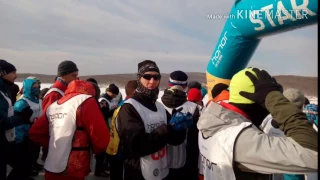 Ледовый полумарафон Vladivostok ice run 2017