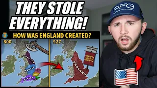 AMERICAN Reacts to How was England formed? *SHOCKING*