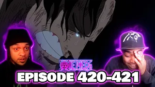 Ace's Father Is Whitebeard!?  One Piece Ep 420-421 Reaction