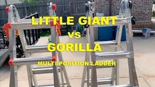 Little Giant vs Gorilla - Comparing multi-position ladders