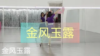 《金风玉露》网红舞曲，好听好跳，自编手势，背面演示/舞蹈教学#舞之梦舞蹈苑#流行舞蹈 #广场舞 #网红 #CarmenDanceStudio#squaredance#linedance