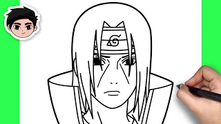 How To Draw Itachi Uchiha | Naruto - Easy Tutorial