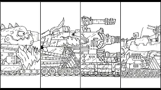 Best Drawing Ratte Part 1- Cartoons About Tanks