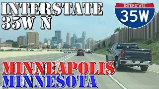 I-35W North - Minneapolis - Minnesota - 4K Highway Drive