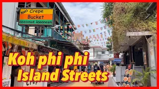 【🇹🇭 4K】Walking in Ko Phi Phi Thailand's BEST Island | January 2023