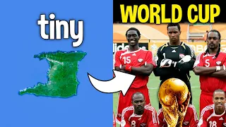 The 10 SMALLEST Countries to EVER Play in a World Cup