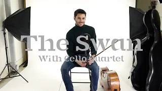 The Swan (Le Cygne), Camille Saint-Saëns With Cello Quartet - Schrello