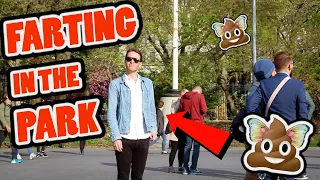 FARTING IN A NYC PARK -- PUBLIC FART PRANKS!