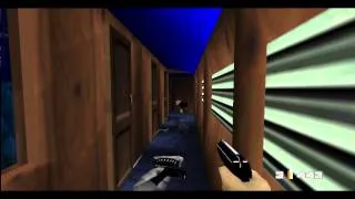 Let's Play Goldeneye 007 - N64 Emulator - On PC in 720p - Mission 14 - Train