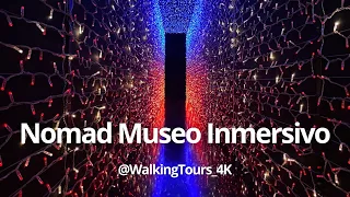 Madrid Walking Tour: NOMAD MUSEO INMERSIVO | El Bosco y Utopia 1.0 | 4K