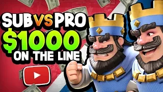 SUBS vs PRO for $1,000 CASH!? CAN THEY WIN?!