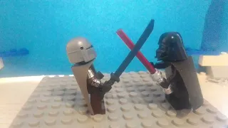 Lego star warsanimation Darth Vader VS Mandalirian Лего звёздные воины анимация Дарт Вейдер VS мандо