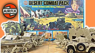 The Legendary Desert Combat Pack From Airfix Is A 1/32 Vintage Plastic Toy Soldier Classic!!