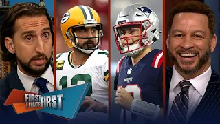 Mac Jones named Patriots starting QB vs. Jets, Packers vs. Bills preview | NFL | FIRST THINGS FIRST