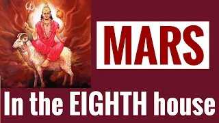 Mars in Eighth House (Mars 8th house) with all aspects (Vedic Astrology)