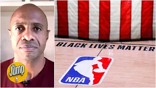 Reaction to NBA postponing Wednesday's playoff games after shooting of Jacob Blake | The Jump