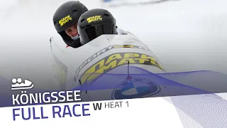 Königssee | BMW IBSF World Cup 2020/2021 - Women's Bobsleigh Heat 1 | IBSF Official