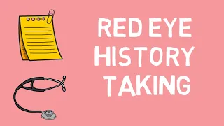 Red eye history taking