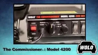 Wolo The Commissioner Model 4200 Electronic Siren & P.A. System