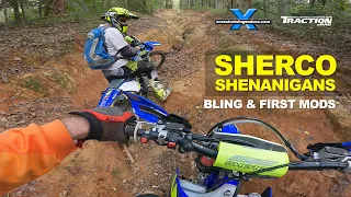 Sherco 250SE 300SE bling and first mods︱Cross Training Enduro