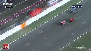 Zarco, Bagnaia, & Joan Mir Last Lap MotoGP Qatar 2021